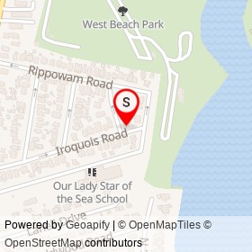 Brennan's By The Beach on Iroquois Road, Stamford Connecticut - location map
