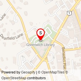Greenwich Library on , Greenwich Connecticut - location map