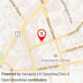Greenwich Bicycles on Amogerone Crossway, Greenwich Connecticut - location map
