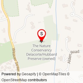 The Nature Conservancy Delacorte/Hubbard Preserve (owned) on , Greenwich Connecticut - location map
