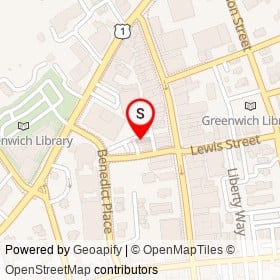 Kira Sushi on Lewis Street, Greenwich Connecticut - location map