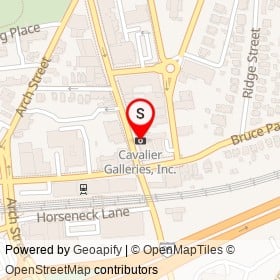 Cavalier Galleries, Inc. on Greenwich Avenue, Greenwich Connecticut - location map