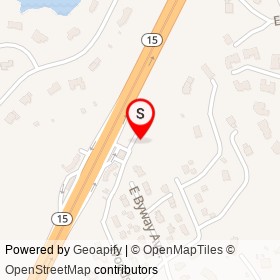 Tesla Supercharger on Rest Area CT-15 (North Bound), Greenwich Connecticut - location map