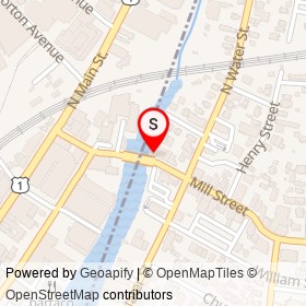 Byram Sushi Teriyaki on Mill Street, Greenwich Connecticut - location map