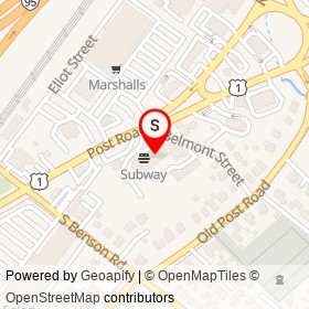 Sherwin-Williams on Belmont Street, Fairfield Connecticut - location map