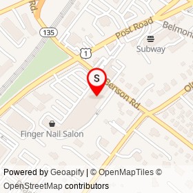 Coco Nail Spa on South Benson Road, Fairfield Connecticut - location map
