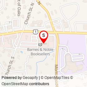 Barnes & Noble Cafe on Post Road East, Westport Connecticut - location map