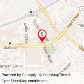 OptiCare Eye Health & Vision Centers on Post Road, Fairfield Connecticut - location map