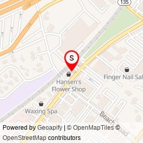 the Barber & Beauty Boutique on Post Road, Fairfield Connecticut - location map