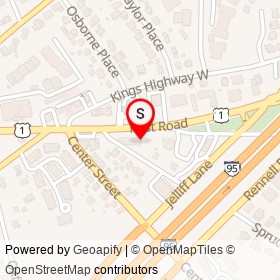 Tabouli Grill on Post Road, Fairfield Connecticut - location map
