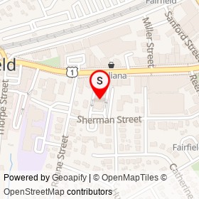 Rite Aid on Sherman Street, Fairfield Connecticut - location map