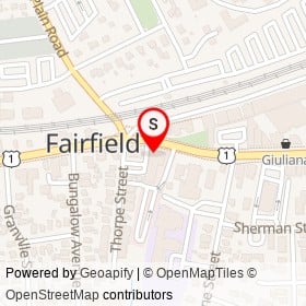 Jeffery Wren DMD, General & Cosmetic Dentistry on Post Road, Fairfield Connecticut - location map
