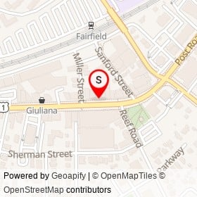 Pinkberry on Post Road, Fairfield Connecticut - location map
