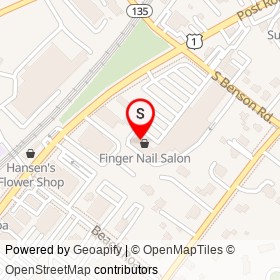 Jinn's Fesh Noodle House & Cafe on Post Road, Fairfield Connecticut - location map