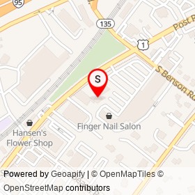 Tony D's Sports Cafe on Post Road, Fairfield Connecticut - location map
