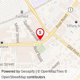 Snappy Gator on Sanford Street, Fairfield Connecticut - location map