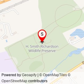 H. Smith Richardson Wildlife Preserve on , Westport Connecticut - location map