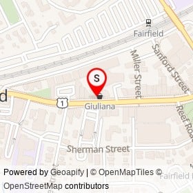 Wild Rice Sushi & Asian Cuisine on Post Road, Fairfield Connecticut - location map