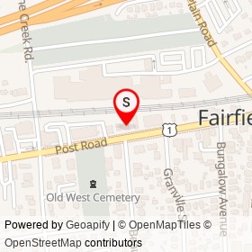 Friendly Cleaners on Post Road, Fairfield Connecticut - location map