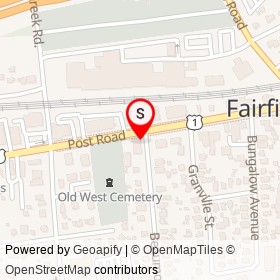 Fairfield Dental Associates on Post Road, Fairfield Connecticut - location map