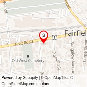 Westfair TV Audio on Post Road, Fairfield Connecticut - location map