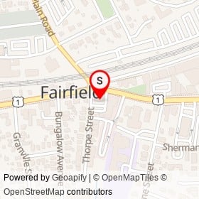 KeyBank on Post Road, Fairfield Connecticut - location map