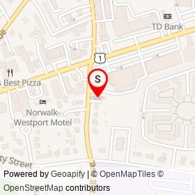 Marinellos Deli on Strawberry Hill Avenue, Norwalk Connecticut - location map