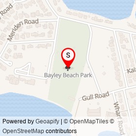 Bayley Beach Park on , Norwalk Connecticut - location map