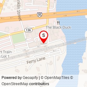 Tarantino Restaurant & Bar on Railroad Place, Westport Connecticut - location map