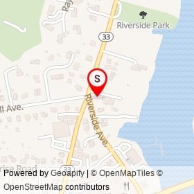 Westport VFW on Riverside Avenue, Westport Connecticut - location map