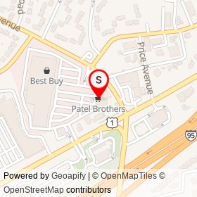 Patel Brothers on Connecticut Avenue, Norwalk Connecticut - location map