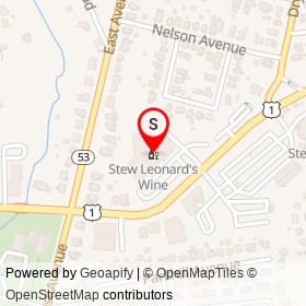 Stew Leonard's Wine on Westport Avenue, Norwalk Connecticut - location map