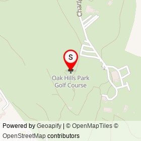Oak Hills Park Golf Course on , Norwalk Connecticut - location map