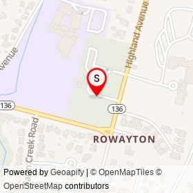 Rowayton Dog Park on Highland Avenue, Norwalk Connecticut - location map