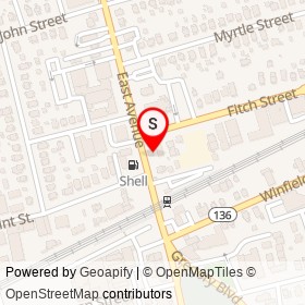 Citgo on Fitch Street, Norwalk Connecticut - location map