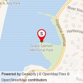 Grace Salmon Memorial Park on , Westport Connecticut - location map