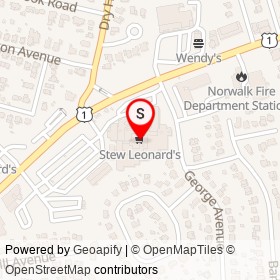 Stew Leonard's on Westport Avenue, Norwalk Connecticut - location map