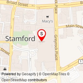 Stamford Town Center on Main Street, Stamford Connecticut - location map