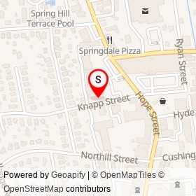 Dunkin' Donuts on Hope Street, Stamford Connecticut - location map