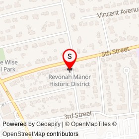 Revonah Manor Historic District on , Stamford Connecticut - location map
