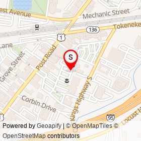 No Name Provided on Center Street, Darien Connecticut - location map