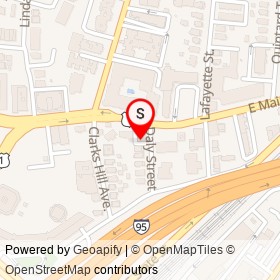 Stamford Salads on East Main Street, Stamford Connecticut - location map