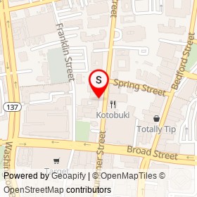 Cantina Mexicana on Summer Street, Stamford Connecticut - location map