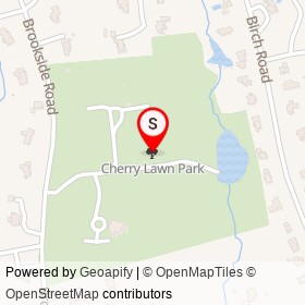 Cherry Lawn Park on , Darien Connecticut - location map