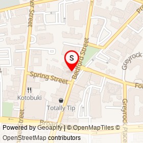 Brickhouse Bar & Grill on Bedford Street, Stamford Connecticut - location map
