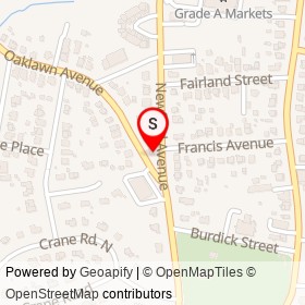 No Name Provided on Oaklawn Avenue, Stamford Connecticut - location map