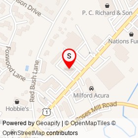 Chili's on Boston Post Road, Milford Connecticut - location map