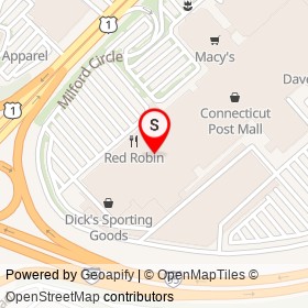 Cinemark Connecticut Post 14 and IMAX on Milford Circle, Milford Connecticut - location map