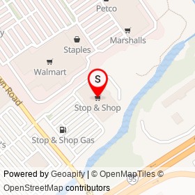 Stop & Shop on Banner Drive, Milford Connecticut - location map