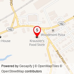 Krauszer's Food Store on Pond Point Avenue, Milford Connecticut - location map